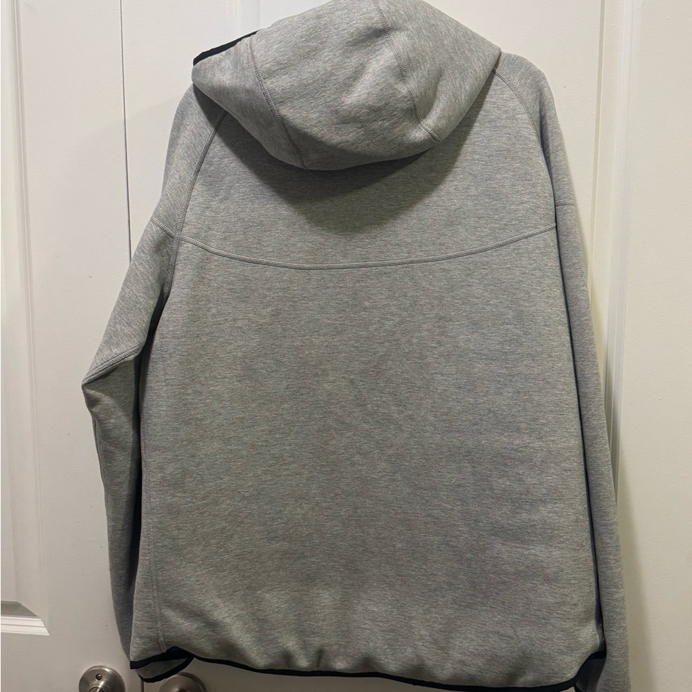 Nike fleece tech jacket Blue Quilted Vest reversible - Picture 3 of 4